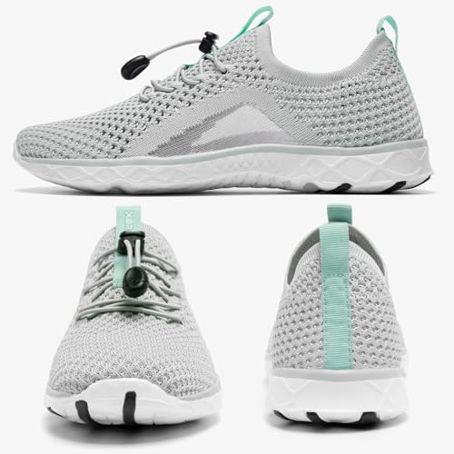 Image of ALEADER Xdrain Women's Water Shoes Mesh Slip On Aqua Shoes for Beach, Swimming, Travel & Tennis