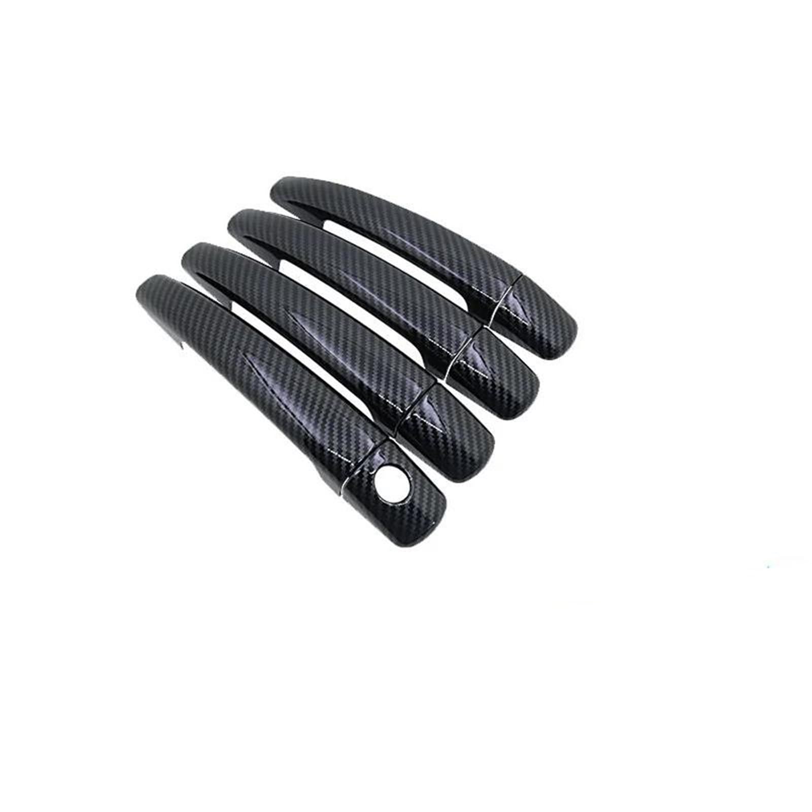 Noheeu Black Auto Parts Exterior Door Handle Cover Trim Opener For Citroen For Jumpy 2007-2016(Black)
