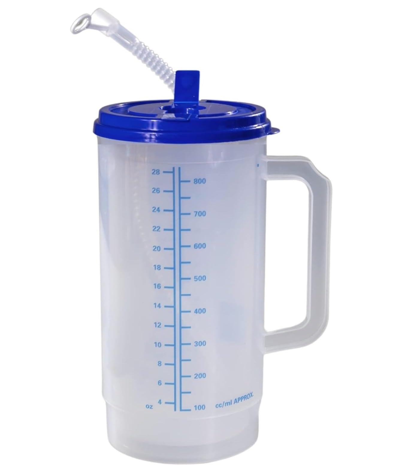 Sandhill Tools Caraffa graduata leggera a doppia parete isolata per monitoraggio dell'acqua potabile da 800 ml, grande maniglia per il trasporto con cannuccia flessibile (confezione da 3)
