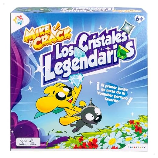 ColorBaby- Juego de Mesa, Color Cristales legendarios (48418)