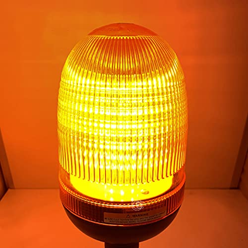 Luz estroboscópica ámbar de 60 LED con base ABS y montaje flexible para emergencias (Pack de 2) 4