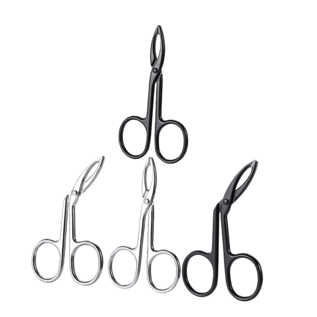 5 Set Pinze Per Sopracciglia Sopracciglio Trimmer Per Sopracciglia Da Donna Per Donne Facciale Pinzette Attrezzo Pinzetta Acciaio Inossidabile 4 Pezzi*5
