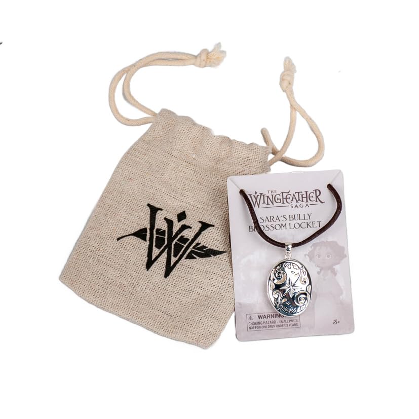 ANGEL STUDIOS | The Wingfeather Saga | Sara Cobbler's Locket | Brass with Rope Chain | Keepsake Necklace | Friendship Jewelry2