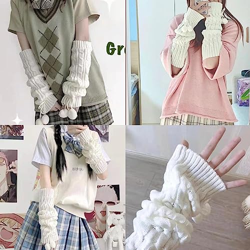 Image of Leg Warmers Harajuku with Lace Button Knit Harajuku Japanese Style Kawaii Lolita Gothic Flared and Loose Fit