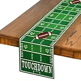 Artoid Mode Sport American Fußball Rugby-Stadion Tischläufer, Küche Esstisch Dekoration Drinnen Draußen Urlaub Party Dekor 40x180 cm
