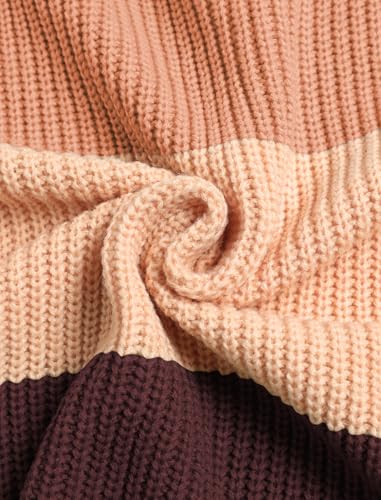 Image of ZAFUL Sweaters for Women Off Shoulder Knit Sweater with Long Sleeve Loose Pullover Jumper Tops