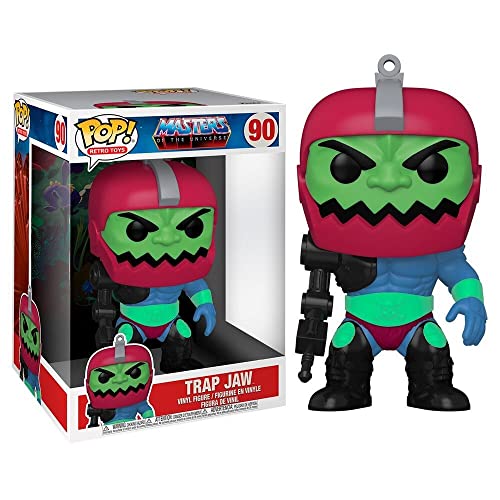 Funko Pop Jumbo Retro Toys: Master'S Of The Universe - 10&Quot; Trapjaw, Multicolor, Standard (56200)