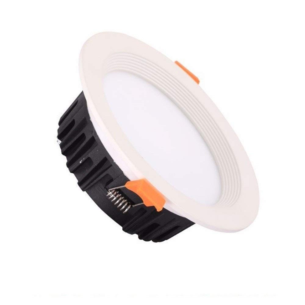 Reflektory wpuszczane do mebli kuchennych Sufitowe oświetlenie sufitowe 5W 7Wda okrągłe aluminiowe reflektory wpuszczane wbudowane ciepłe białe światło LED/neutralne światło/3 W/białe