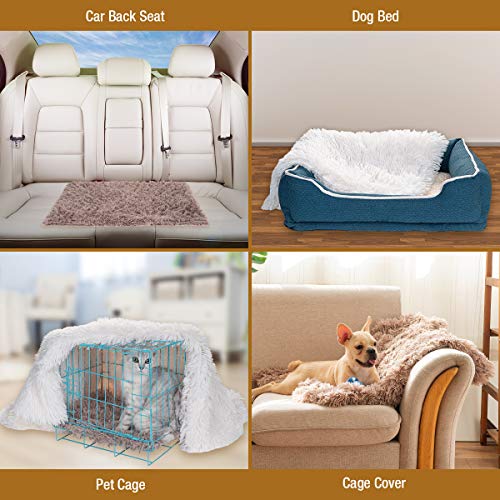Dog Cat Bed Blanket Cover, Cozy Fluffy Dog Fleece Pet Throw Blankets for Small, Medium Dogs, Cats, Multiple Use for… - Image 5