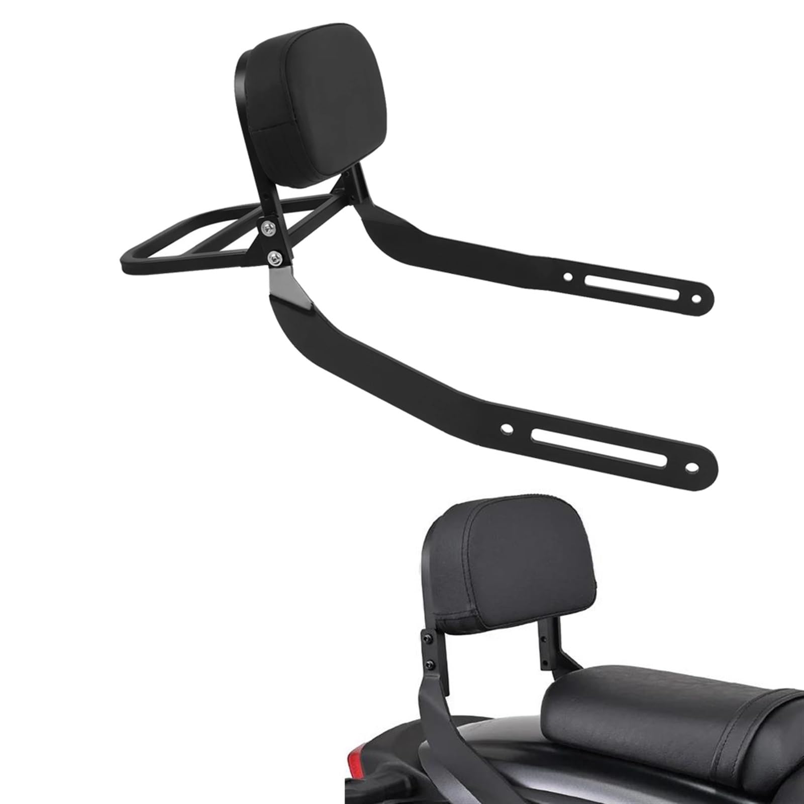 Sissy Bars Rear Detachable Passenger Rear Sissy Bar Backrest With Luggage Rack For K&awasaki ELIMINATOR 450 2024 2025