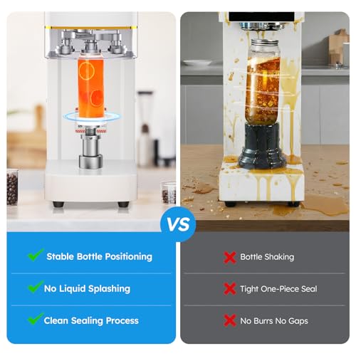 Image of Mojgar Commercial Can Sealer Machine, Automatic 202 (55mm) Soda Can Sealer