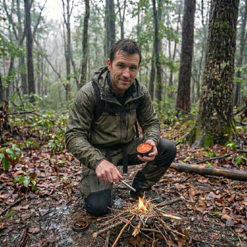 Tactiko Waterproof Tinder Fire Wax for Wet Wood & Emergency Kits | Portable - Image 4