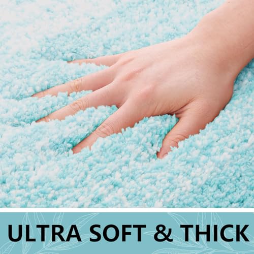 Arotive Microfiber Bathroom Rugs, Shaggy Soft Absorbent Bath Rug, 24x16 by Arotive - Used condition - Image 4