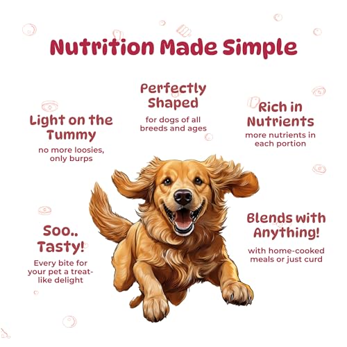 Image of Burpy Tales Dry Dog Food for Puppies - 100GM, Baked Chicken and Meat Kibble for Large & Small Breed Dogs, Real Meat & Fresh Vegetables for Active Nutrition, Kibbles with Zero Artificial Preservatives