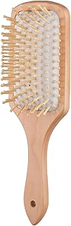Hairdressing Wood Brush and Comb, Beige