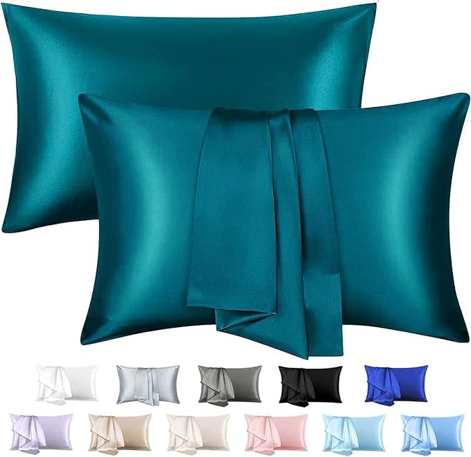 Buy VETMOC Satin Silk Pillow Covers for Hair and Skinwith Satin