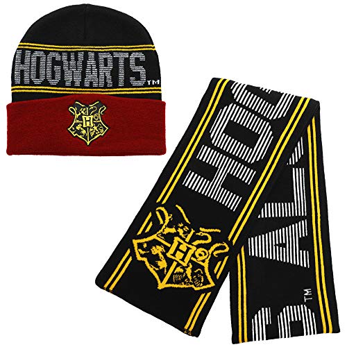 Harry Potter Hogwarts gorro y bufanda para el frío extremo