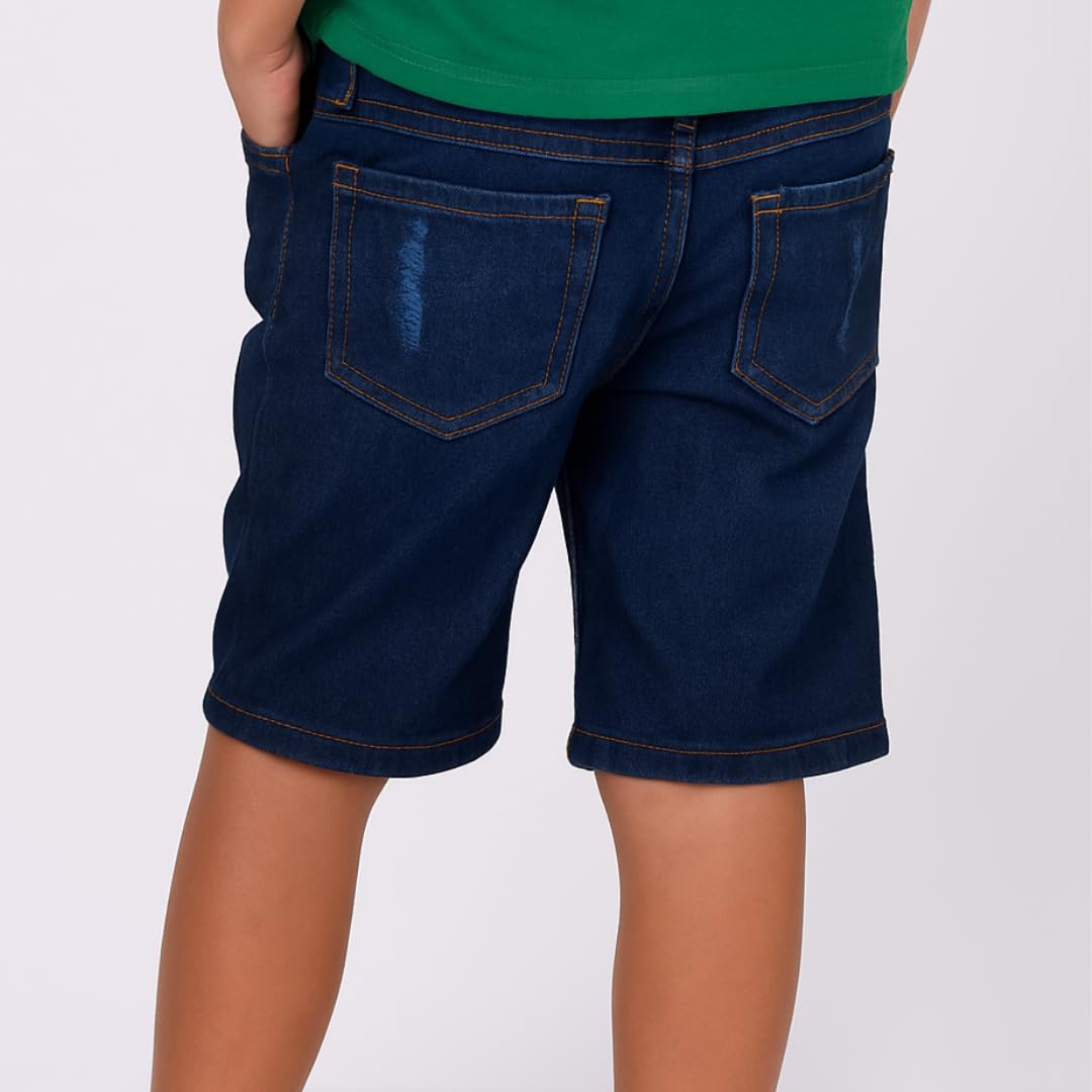 Bermuda Jeans Rasgada Infantil e Juvenil Menino, Lavagem Azul Clara e Azul Escura, Estilo Moderno, 2-16 Anos em promoção! Veja a oferta e mais achadinhos de Meninos 3 Hoje é o melhor dia para comprar Bermuda Jeans Rasgada Infantil e Juvenil Menino, Lavagem Azul Clara e Azul Escura, Estilo Moderno, 2-16 Anos com aquele preço maroto! Promoção! Aproveite a oferta! 3