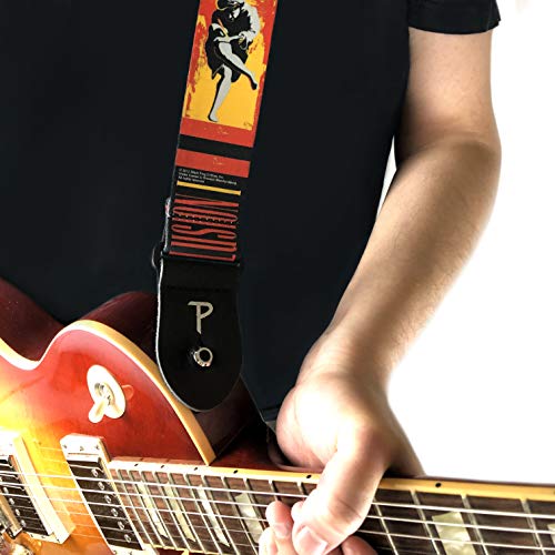 Perri’s Leathers Ltd. – Sangle de Guitare – Polyester – Guns N Roses – Ajustable – Pour Guitares Acoustiques / Basses… - Les Beatles, Paul McCartney, John Lennon, RIngo Starr, George Harrison Perri's Leathers Ltd. - Sangle de Guitare - Polyester - Guns N Roses - Ajustable - Pour Guitares Acoustiques / Basses… – Image 6