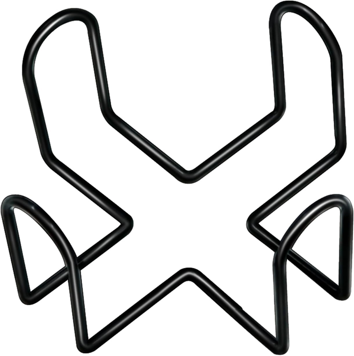 Coaster Holder, 1 Pcs 4.5 Inch Metal Coasters Holder Black, Coaster Holders Without