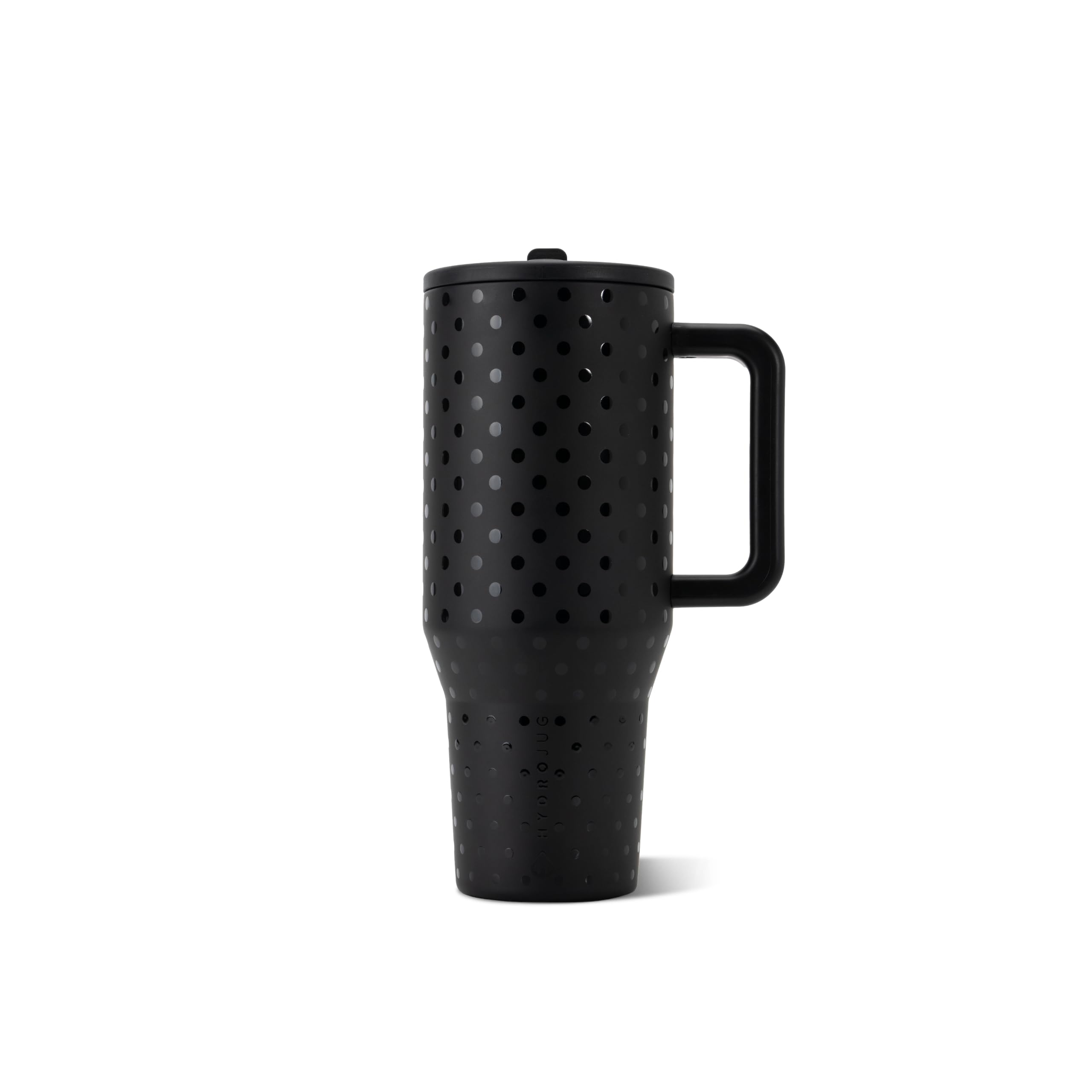 HydroJug Polka Dot Traveler 32oz, Insulated Tumbler, Noire Satin โ image 1