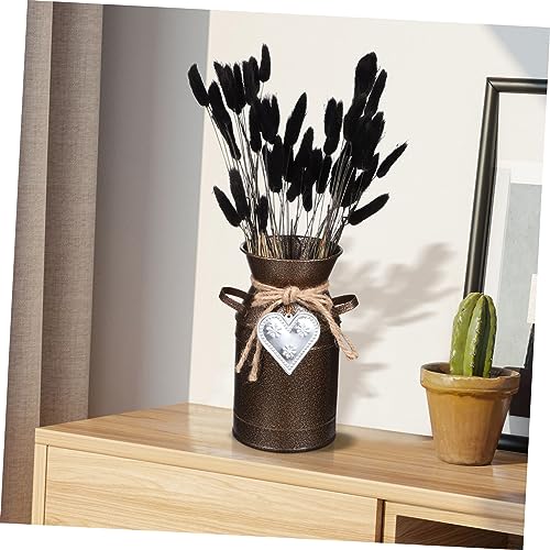 Flores secas Rabbit Tail Grass de 60 piezas para decoración miniatura 7
