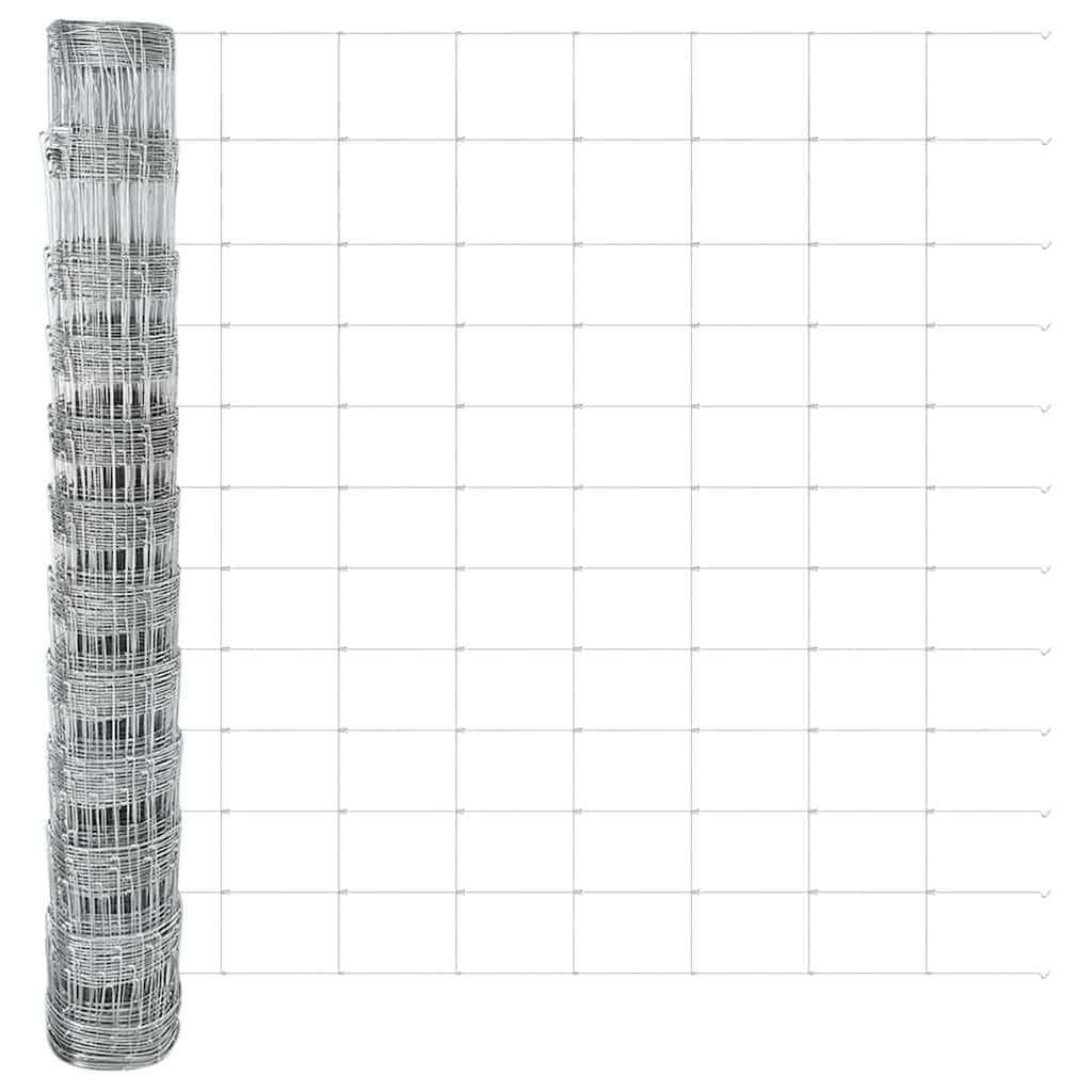 Recinzione da giardino galvanizzata 2500 x 120 cm in acciaio moderno sistema di recinzione per cani gatti pollame e giardino come robusto recinto per patio cortile e campeggio