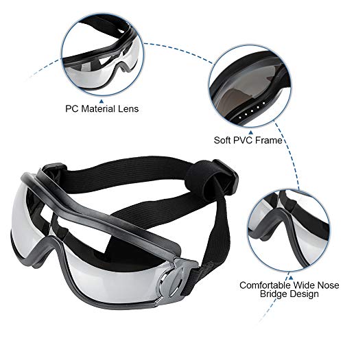 Yosoo Health Gear Dog Sunglasses, Stylish UV Protection Pet Goggles with Lightweight Frame, Pet Glasses Eye Wear… - Image 5