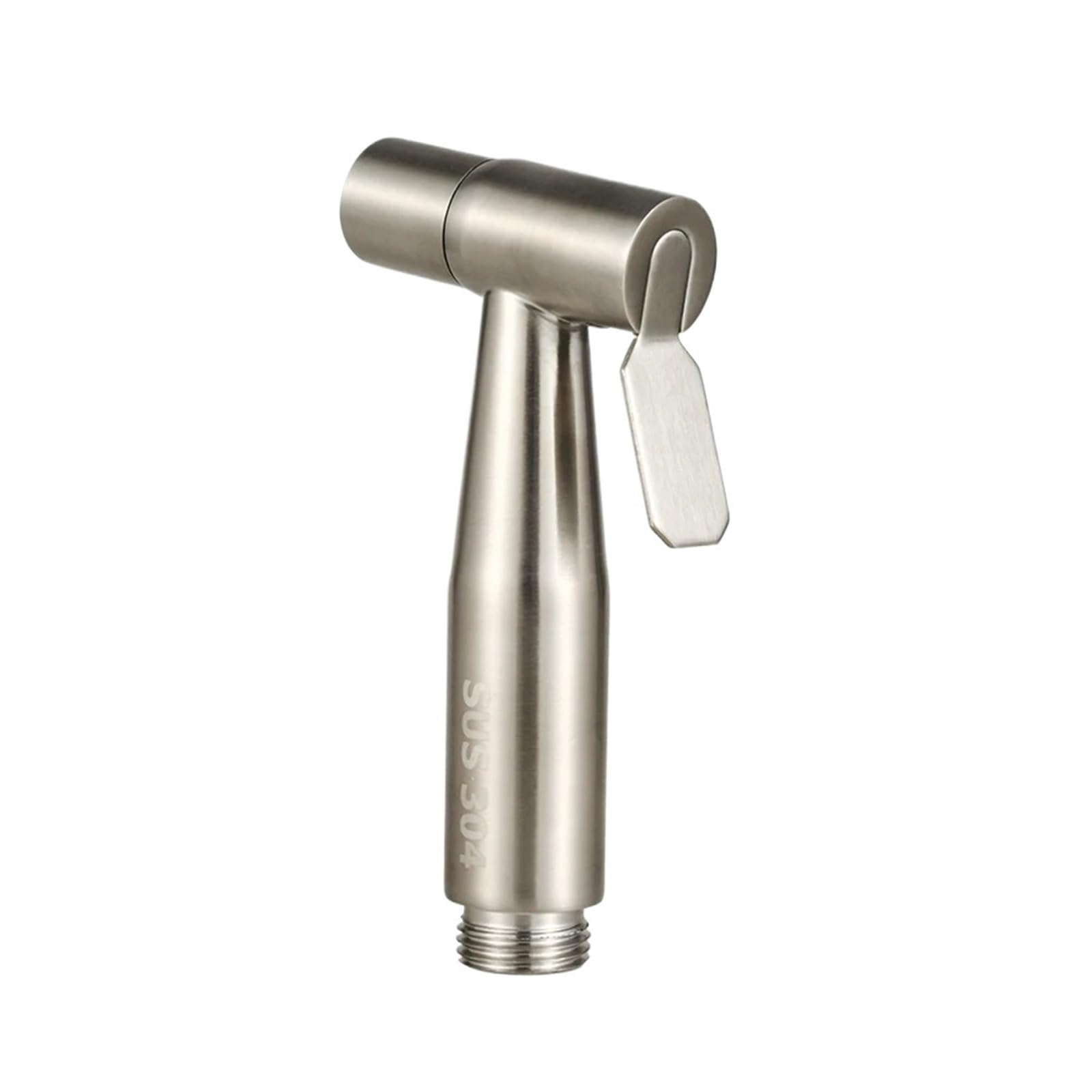 ZYCHSJXA Bathroom Stainless Steel Faucet Spray Handheld Toilet Bidet Hand Sprayers Brushed Water Sprayer(Brushed)