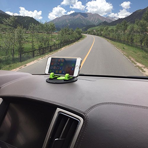 de silicona no deslizante Dash Mat Soporte Móvil Coche,Universal Soporte Teléfono para Auto Phone Holder Car Mount