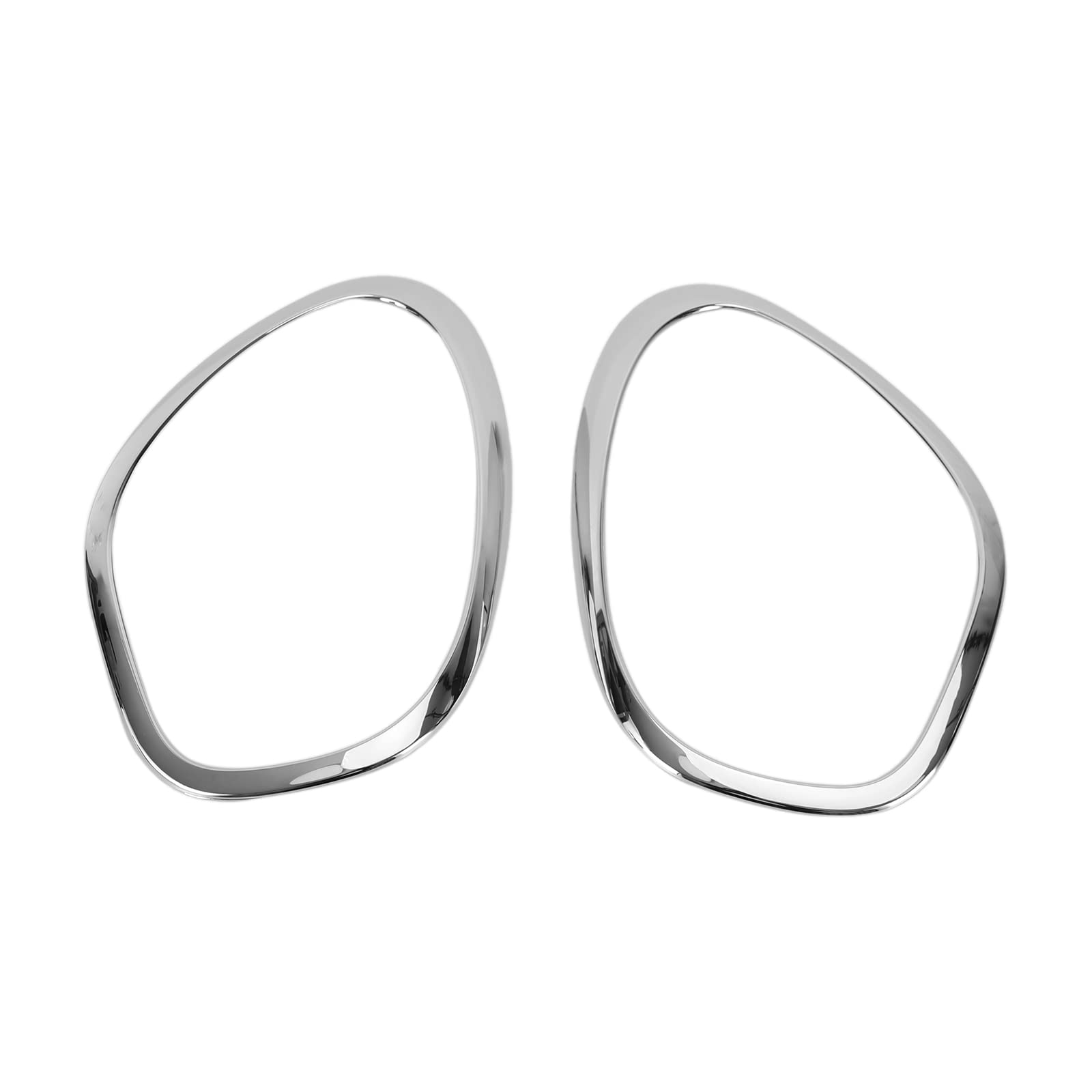 2X Chrom Scheinwerfer Trim Ring Lünette FFit für MINI Cooper R60 Countryman 2011-2016