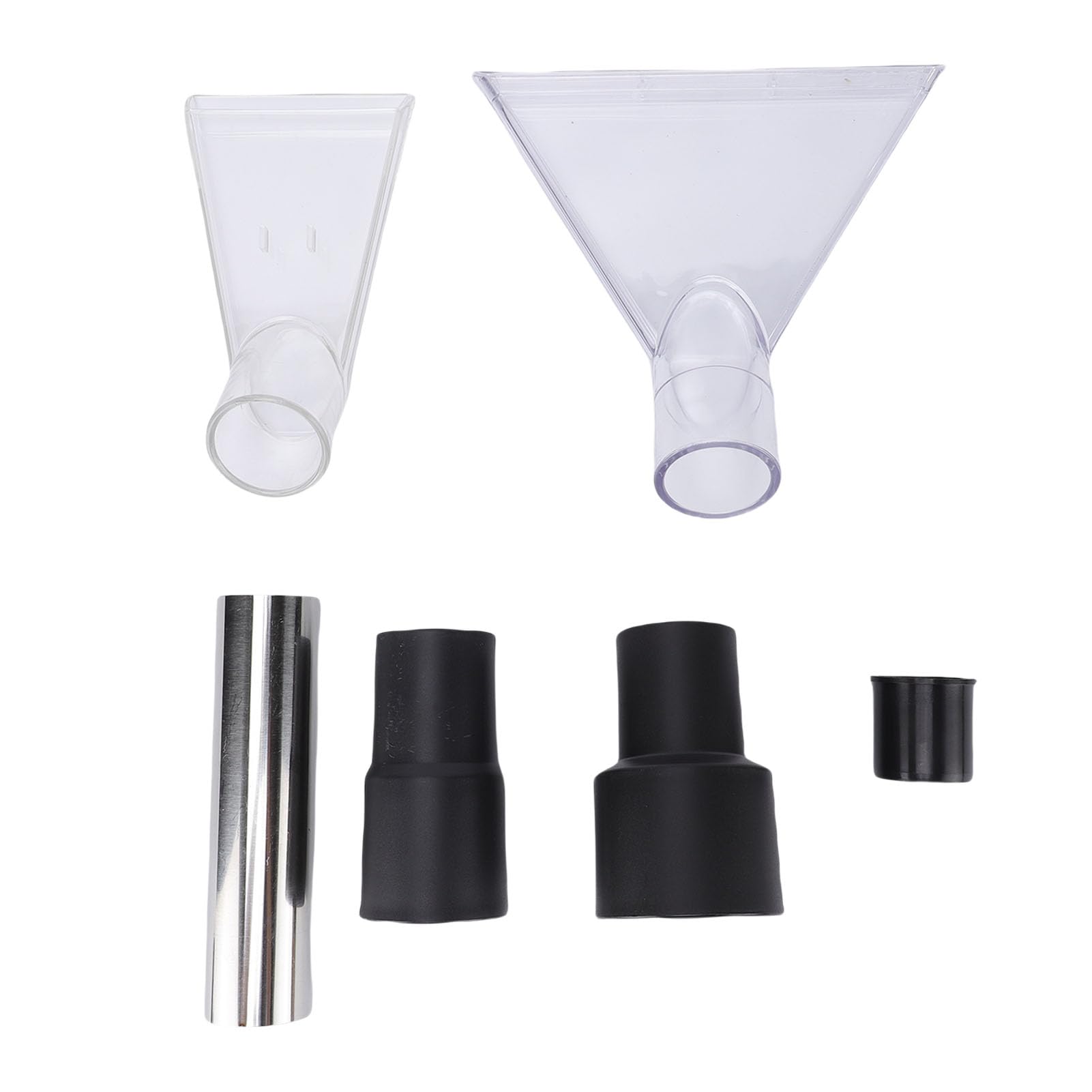 Accessoire d'extraction sous vide transparent avec buse large pour injecteur extracteur de tissu