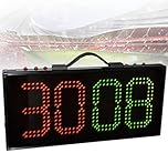 Portable LED Football Substitution Board for Soccer, Football Referee Substitution Board, Football Soccer Change Player Display Board, Electronic Substitution Board, for Football Match,Single-sided