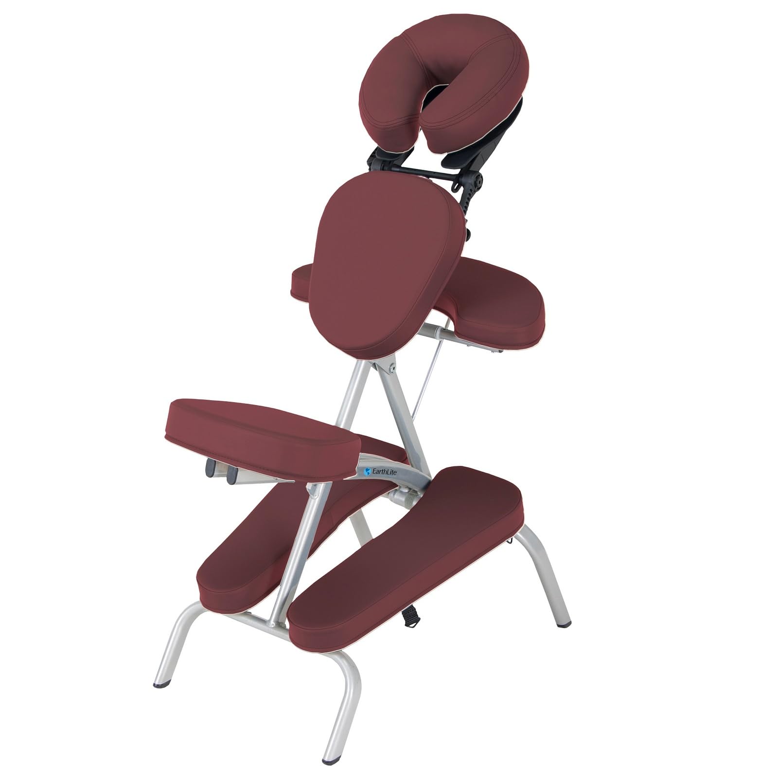 EARTHLITE Vortex Kit portable chaise de massage - Portable, compact, solide et léger (7 kg) incl. étui de rangement portable, coussin et sangle pour le sternum