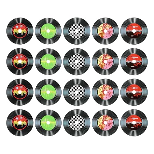 Disques vinyle vierges déco murale pour transformer un salon ou une fête lot de 20