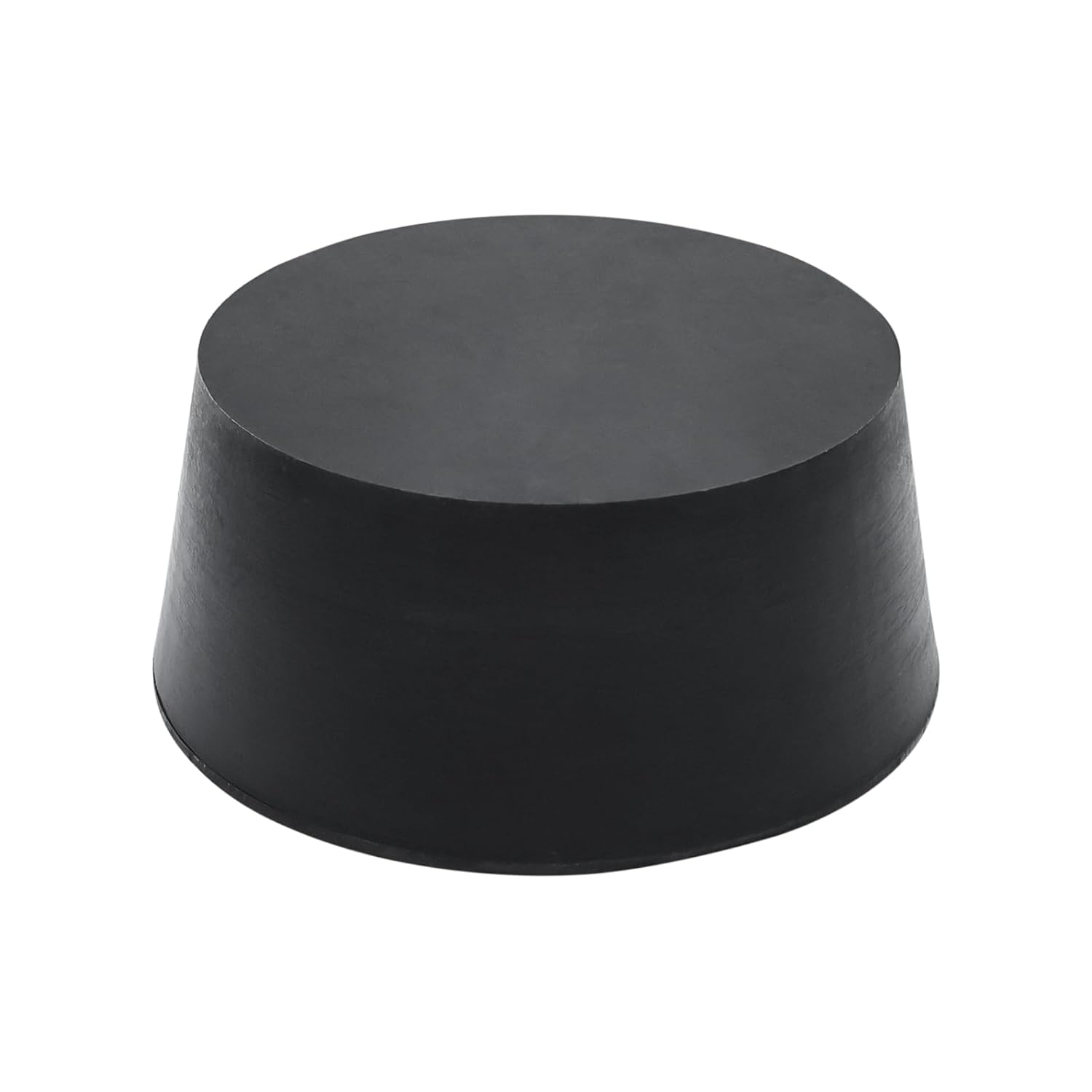 Silicone Rubber Tapered Plugs, 3" x 3-1/2" Solid Rubber Stoppers | 1PCS High Temp Resistant Silicone Plug for Flask, Lab, Test Tube, Spraying, Powder Coating, Automotive, Black