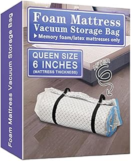 Up to 6 inches Memory Foam / Latex Mattress Vacuum Storage Bag