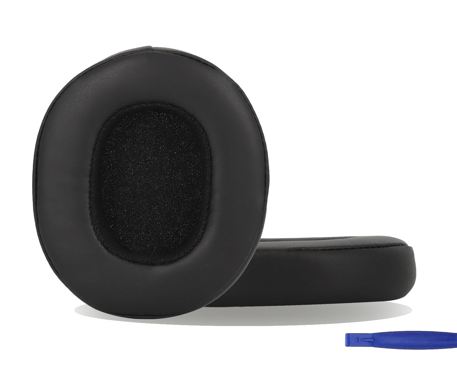 Crusher Evo Ear Pads,Hiflying Replacement Ear Cushions for Skullcandy Crusher Wireless/Crusher Evo/Crusher ANC/Hesh 3 Headphones,Ear Cups Repair Parts with Soft Leather (Black)