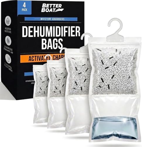 4-Pack-Moisture-Absorber-Hanging-Bags-Boat-Dehumidifier-with-Charcoal 4 Pack Moisture Absorber Hanging Bags, Boat Dehumidifier with Charcoal - Image 1