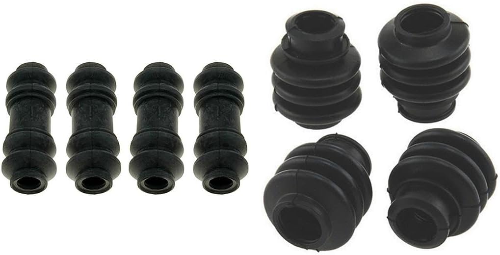 Front/Rear Disc Brake Caliper Rubber Bushing Kit Replacement 2PC Dwvksz for Ford Explorer 4.6L 2006 2007 2008 2009 2010, for INFINITI QX56 5.6L 2007 2008 2009 2010, for F-250 4.6L 1998