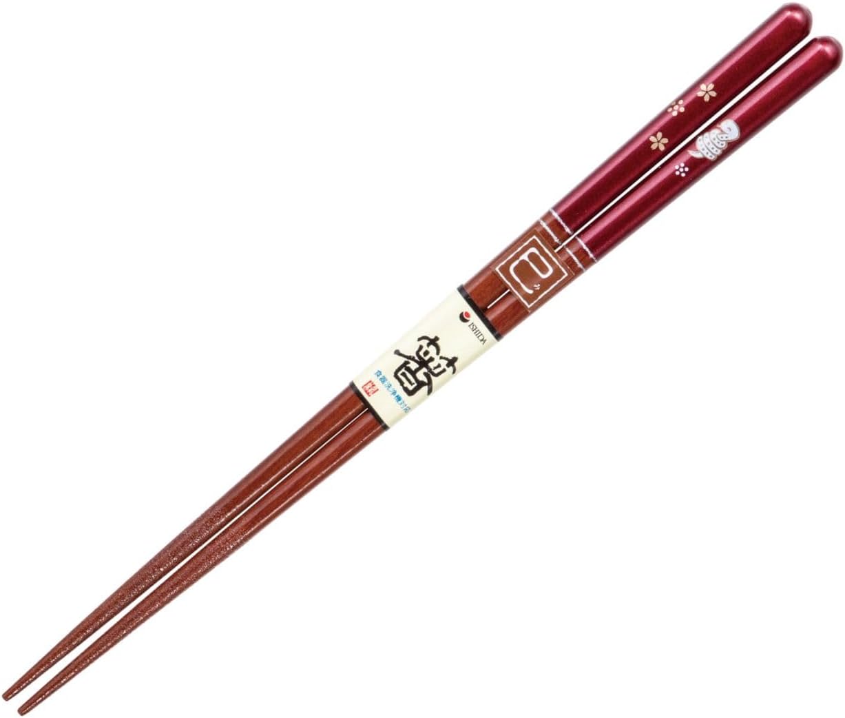 J-kitchens PID585391 Japanese Food Chopsticks, Set of 5 Pairs, Material: Wood, Chopsticks, Dishwasher Safe, Made in Japan