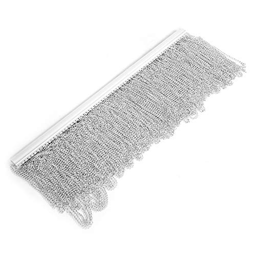 Consejos y reviews para comprar Cortina cadena aluminio los diez mejores. 35 Kit de Cortina de Cadena de Aluminio y Metal para Colgar en el Hogar, para Decoración de Habitación, Oficina, Tienda, Plata Mediante el Uso de una Cadena de Aluminio de Alta