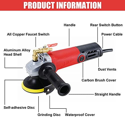 Ganggend 860W Wet Polisher Kit