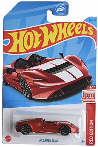 Hot Wheels McLaren Elva 1:64 Red Edition miniatura 1