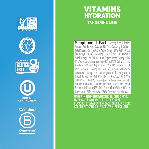 Image of Nuun, Electrolyte Drink Tabs Tangerine Lime Box, 8 Count