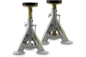 ESCO 3 Ton Performance Shorty Low Profile Flat Top Jack Stand