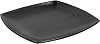 Creative Tops Raven Stoneware Square Dinner Set, Ceramic, Black, 12 Piece
