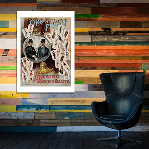 Affiche publicitaire tabac Spiffing Prints : finition mate encadrée - 6