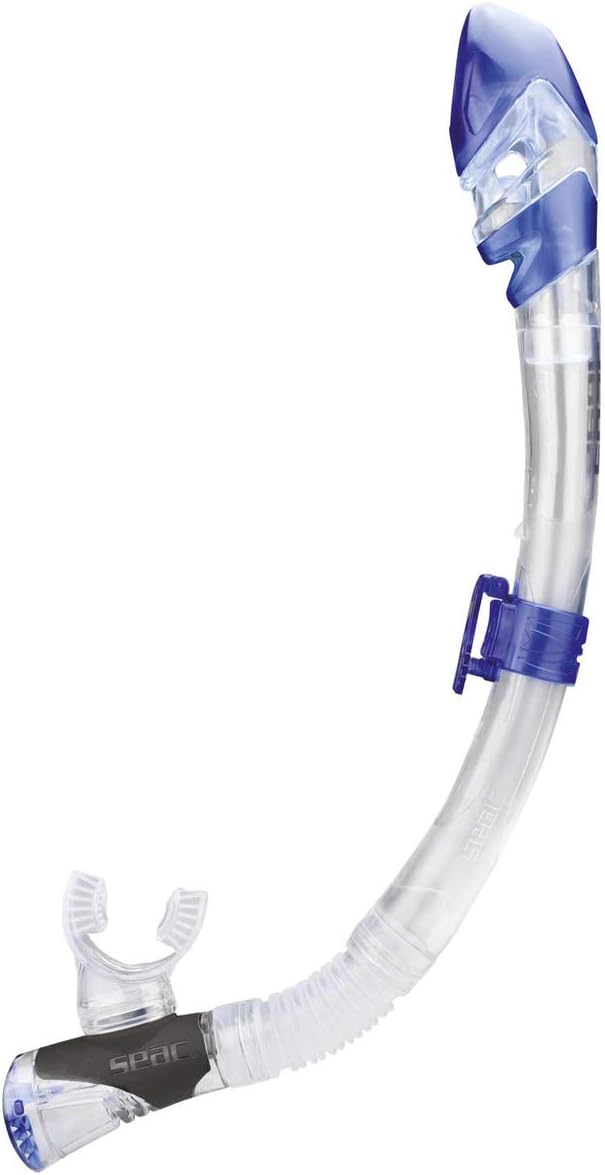 SEAC Fast Dry, Snorkel for Adults with Dry Top and Purge Valve