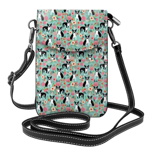 Sac téléphone portable Boston Terrier pour ranger vos cartes sans encombre